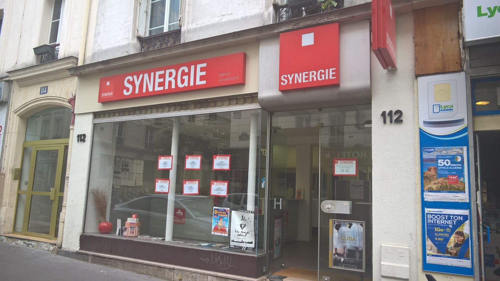Agence interim Synergie Paris BTP