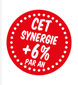 6% de rémunération avec le CET Intérimaire Synergie