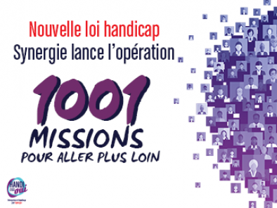 Nouvelle Loi Handicap : Synergie lance l'opération 1001 Missions