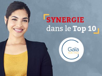 Synergie dans le Top 10 des meilleures performances en RSE, selon l'indice de référence Gaïa